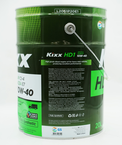 KIXX HD1 CI-4/SL(E7) 10W/40, PL 20л