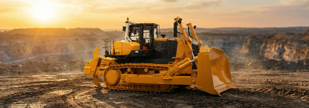 Самый тяжелый бульдозер LiuGong LD60D