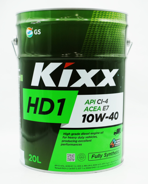 KIXX HD1 CI-4/SL(E7) 10W/40, PL 20л